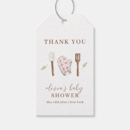 Rustikale moderne Koch Küche Stuff Babydusche Geschenkanhänger