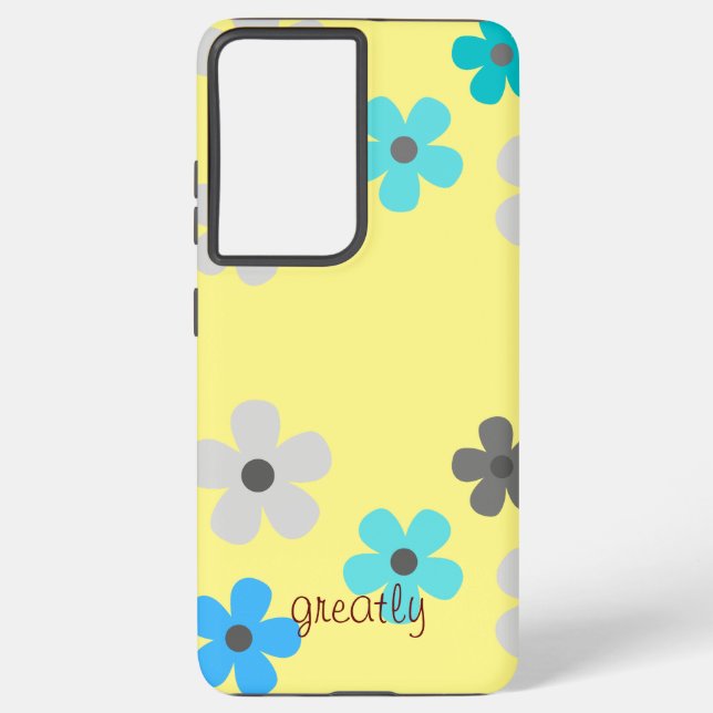 Rustikale, moderne Samsung Galaxy S21 Ultra Case Hülle (Rückseite)