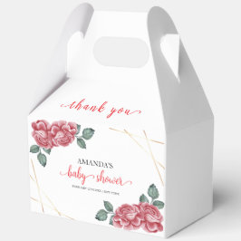 Rustikale moderne Sweetheart Rose Blume Kinderdusc Geschenkschachtel