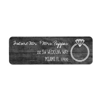Rustikale Monochrome Verlobung / Save the Date Kha