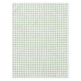 Rustikale neutrale Sage Gingham Kariert Tischdecke