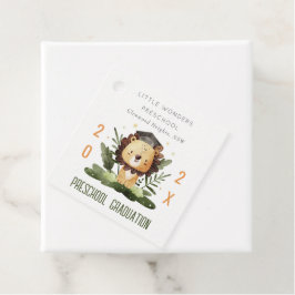 Rustikale Niedlich Kids Lion Foliage Preschool Abs Geschenkanhänger