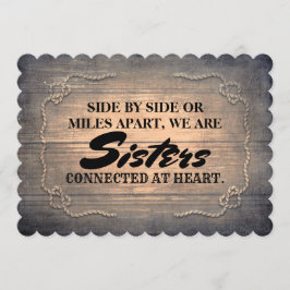 Rustikale Niedliche Bridesmaid / Vorschlag für ein Einladung