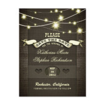 rustikale Oberlaschen Save the Date