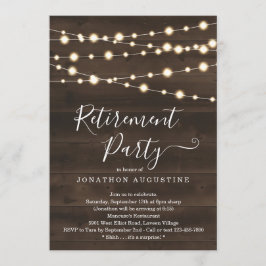 Rustikale Party Einladung