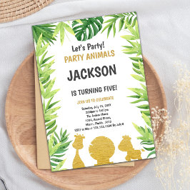 Rustikale Party-Karte Einladung