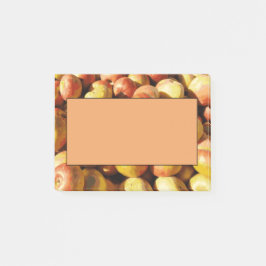 Rustikale Pastel farbiger Fall Apple Post-it Klebezettel