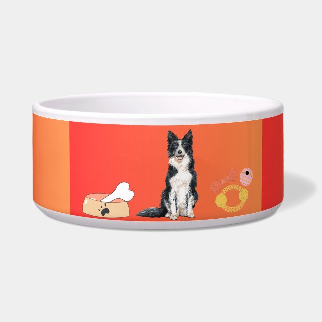 "Rustikale Paws Bowl"? 🐾 🧡 🐶 Napf (Vorderseite)