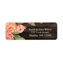 Rustikale Peony Barn Wood Wedding