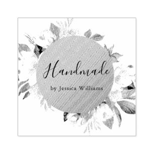 Rustikale Personalisierte Hand aus Kautschuk, Brie Gummistempel