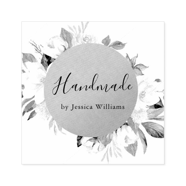 Rustikale Personalisierte Hand aus Kautschuk, Brie Gummistempel (Prägung)