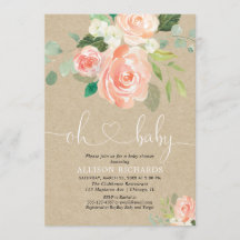 Rustikale Pfirsichblütendusche