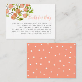 Rustikale Pfirsichdusche Buchungsanfrage Begleitkarte