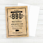 Rustikale Pig Roast GRILLEN Geburtstagsparty Einladung<br><div class="desc">Lässige GRILLEN / Barbecue Geburtstagseinladung beinhaltet ein Schwein-Motiv,  stylische Sondertexte in Western und modernen Schriftart,  Star-Akzente und ein Schwarz-Farbschema auf neutralem Hintergrund mit rustikalem Leinenpapier / Vintagem Einfaltspinsel.</div>