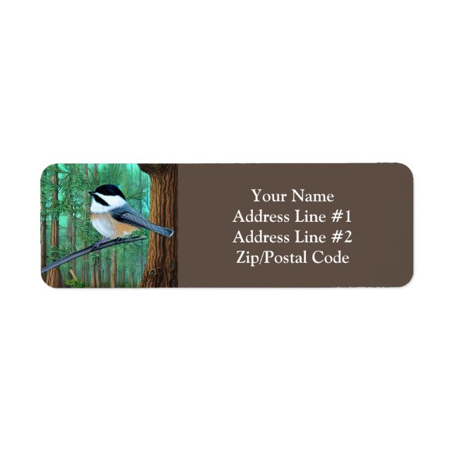 Rustikale Pine Chickadee (Vorne)
