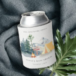 Rustikale Pine Woods Camping Mountain Baby Dusche Dosenkühler<br><div class="desc">Für weitere Anpassungen oder andere passende Artikel kontaktieren Sie mich bitte unter yellowfebstudio@gmail.com</div>