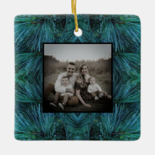 Rustikale Pinienwälder, immergrün Keramikornament