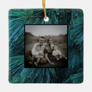 Rustikale Pinienwälder, immergrün Keramikornament