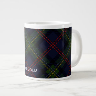 Rustikale Plaid-Erinnerung Tartan Jumbo-Tasse