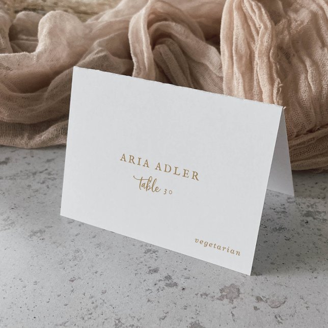 Rustikale Platzkarten für das Hochzeitsmenü von Go Tischnummer (Von Creator hochgeladen)