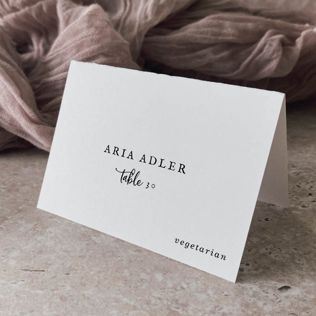 Rustikale Platzkarten zum Hochzeitsmenü Tischnummer (Von Creator hochgeladen)