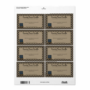 Rustikale, primitive Kerze - Länderkennzeichen übe