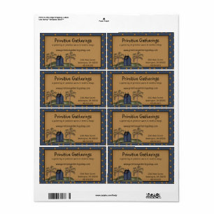 Rustikale, primitive Saltbox & Stars Versand