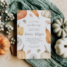 Rustikale Pumpkins Fall Baby Dusche