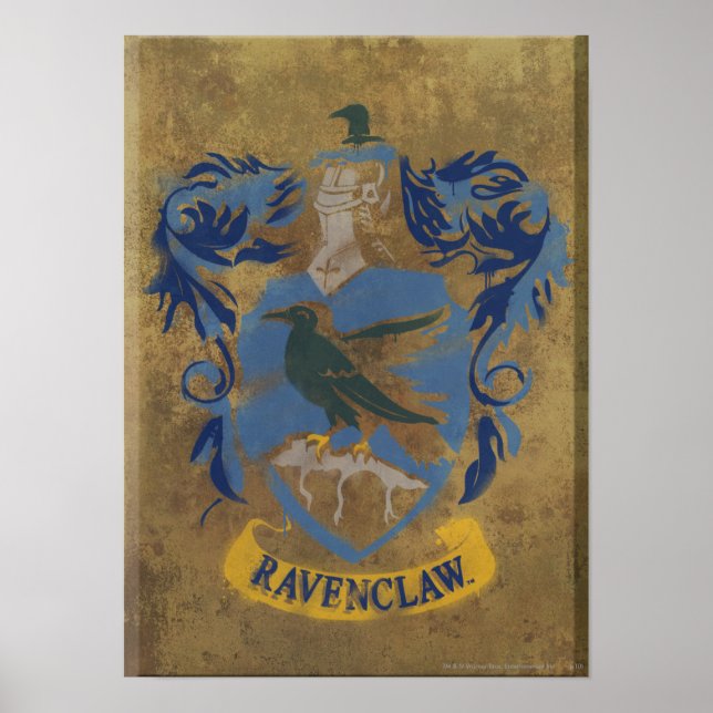 Rustikale Ravenclaw Malerei Harry Potters | Poster (Vorne)