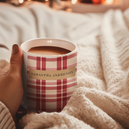 Rustikale Reverie | Aufnahme des Bauernhauses Rot Kaffeetasse