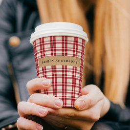 Rustikale Reverie | Aufnahme des Bauernhauses Rot Pappbecher