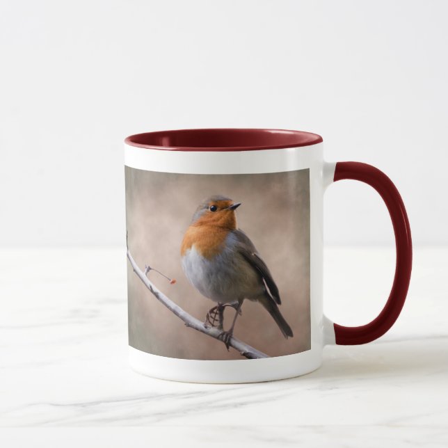 Rustikale Robin-Tasse Tasse (Rechts)