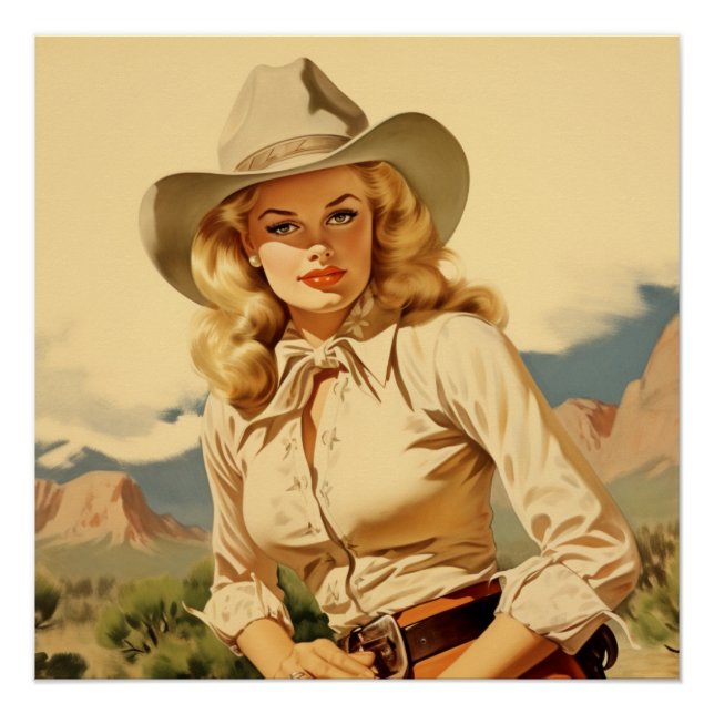 Rustikale Romantik-Couture: Wild-West-Flüstern Poster (Vorderseite)