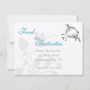 Rustikale Romantik Hummingbird Kiss Liebe BirdWedd