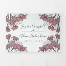 Rustikale, rosafarbene Flora auf einer Hochzeit