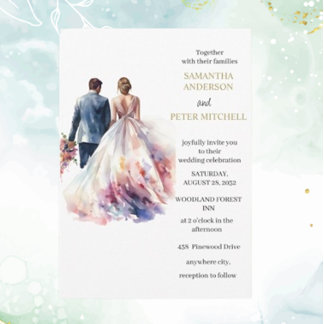 Rustikale Rose Boho Blumenzettel Einladung