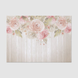 Rustikale Rose Seidenpapier