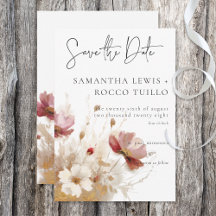 Rustikale Rot- und Gerstenfarben-Wildblumen