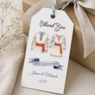 Rustikale rumänische Hochzeit traditionelle Volkst Geschenkanhänger