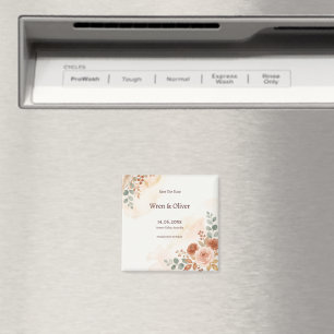 Rustikale Sage-Grün-Hochzeit Magnet