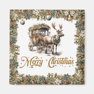 Rustikale Salbei-Kranz-Imitate Magnet