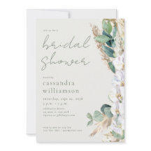 Rustikale Salbei-Pampasgras-Boho-Floral-Brautparty