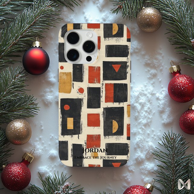 Rustikale sambische Batik - Moderne Tribal Art Case-Mate iPhone Hülle (Von Creator hochgeladen)