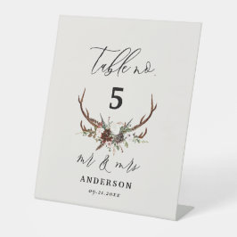 Rustikale Scheune Hochzeit mr & mrs Tischnummer Sockelschild