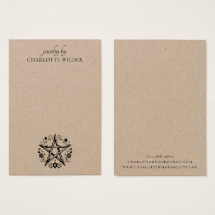 Rustikale Schmuckkarten von Pagan Kraft