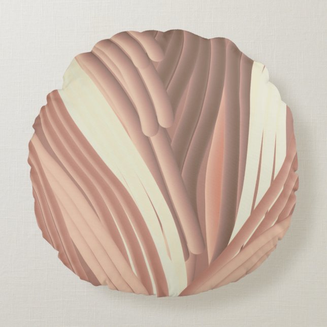 Rustikale Schönheit der Buben Rundes Kissen (Vorderseite)