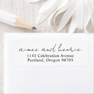 Rustikale Schrift Moderne Hochzeit