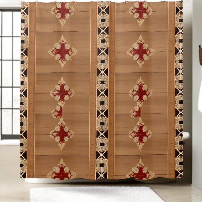 Rustikale Shabby Chic Duschvorhänge Art 2 Duschvorhang (Von Creator hochgeladen)