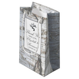 Rustikale Silberbaumhochzeit Kleine Geschenktüte