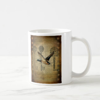 rustikale Skelettschlüssel Western Landmallardente Tasse